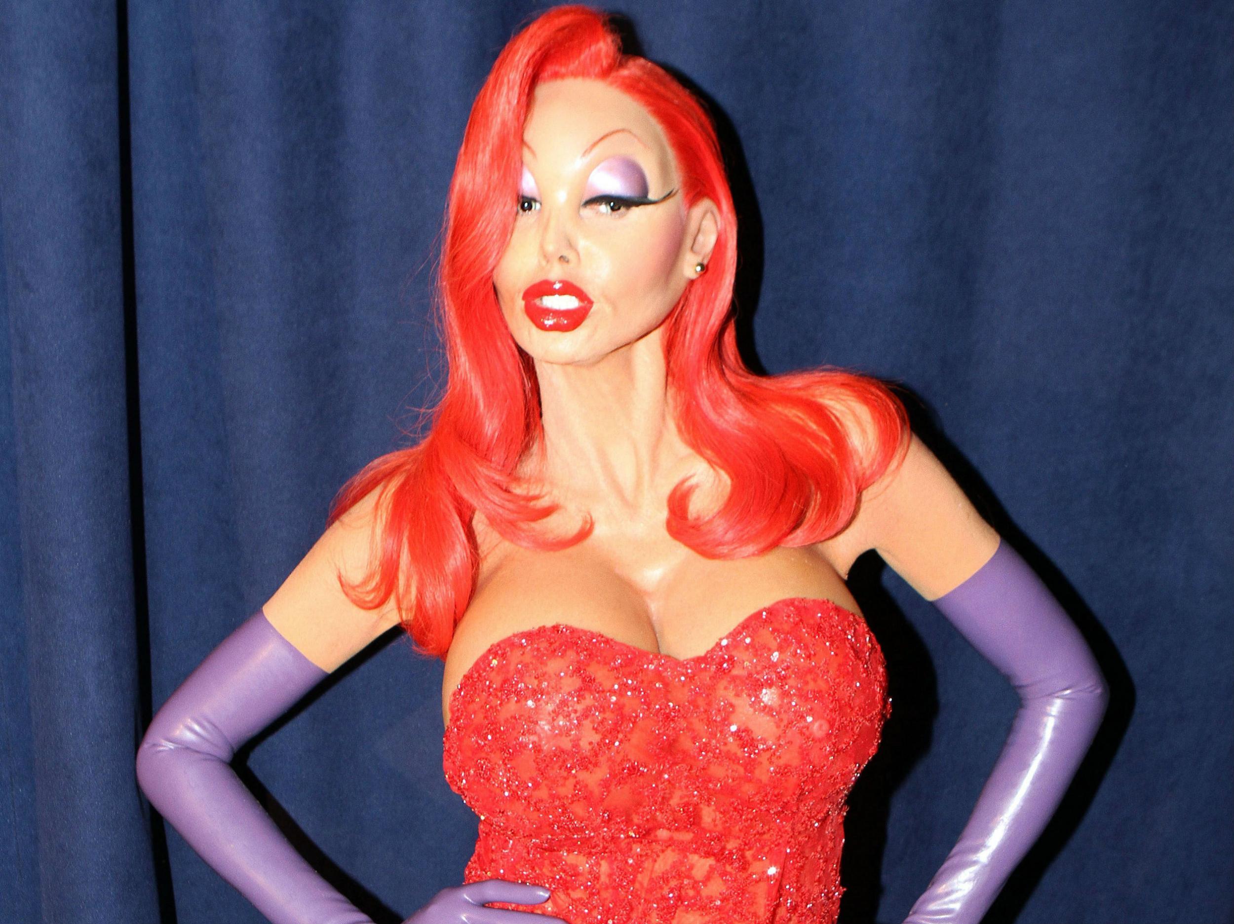 Heidi Klums amazing Jessica Rabbit costume took nine hours, prosthetic make-up and a luxury fashion designer The Independent The Independent photo image