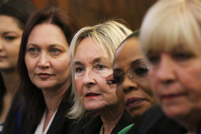 June Steekamp (centre), Reeva’s mother, at the Supreme Court of Appeal