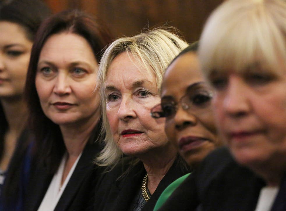 June Steekamp (centre), Reeva’s mother, at the Supreme Court of Appeal