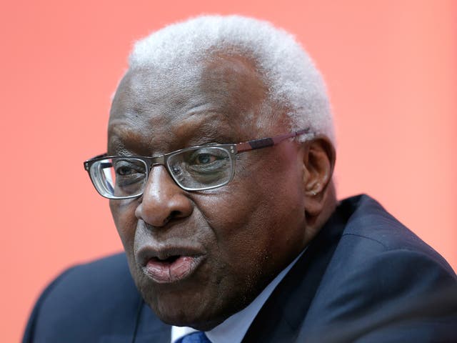 Former IAFF president Lamine Diack