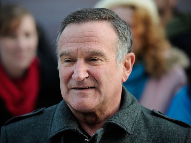 Robin Williams, who died in August 2014