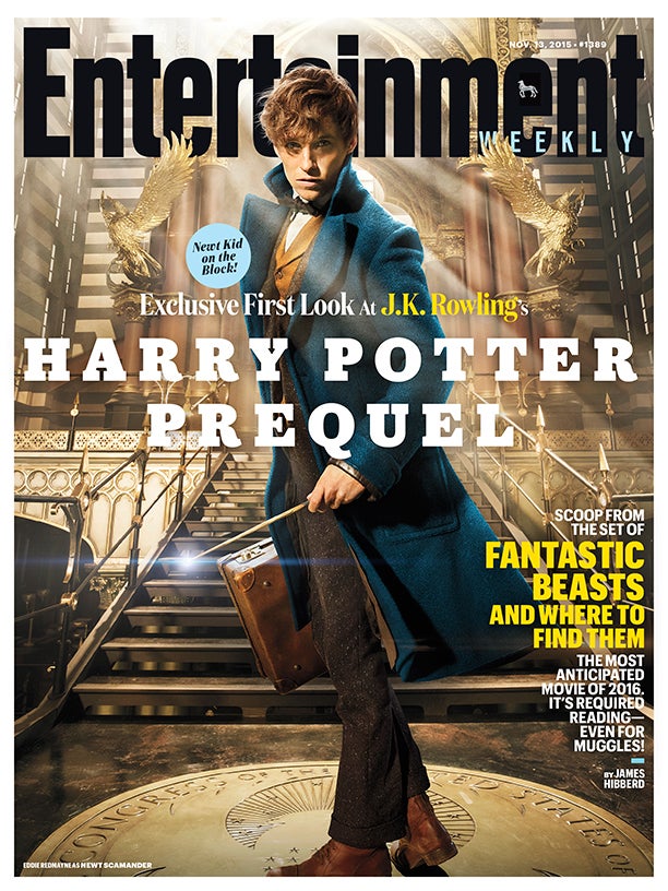 Eddie Redmayne joins JK Rowling's magical universe as Newt Scamander (Pic: Entertainment Weekly)