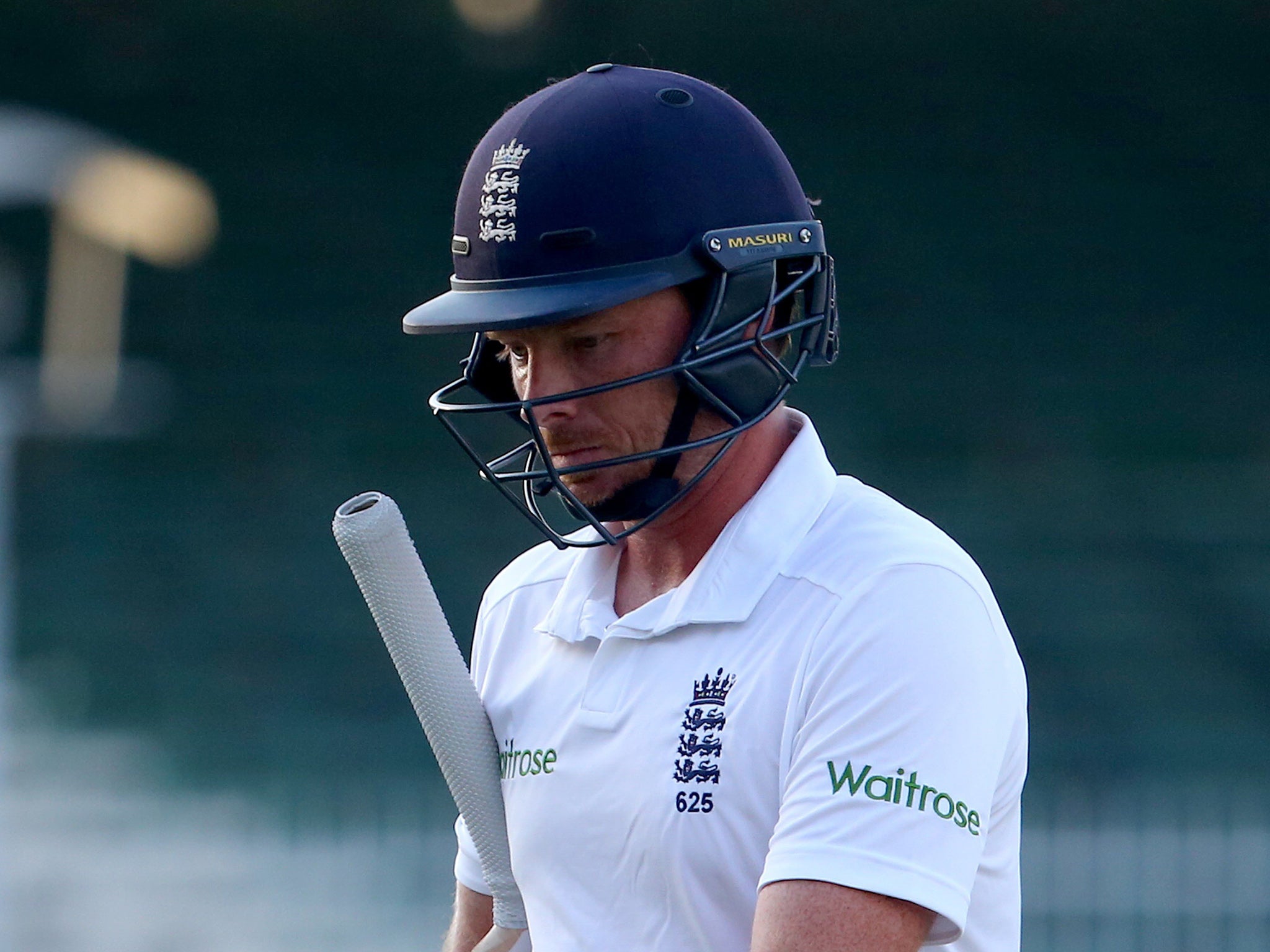 Ian Bell was one of two late victims for England