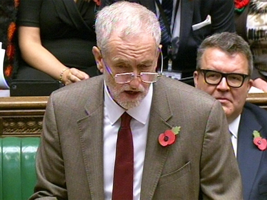 The Labour leader speaking at PMQs on Wednesday