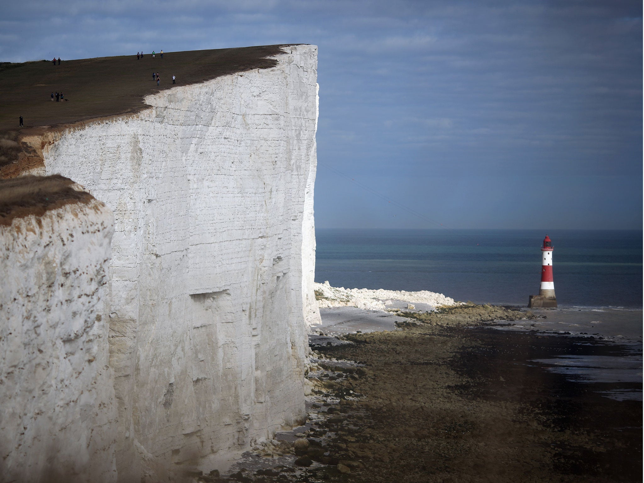 Beachy Head, close to where the suspected 'chemical incident' took place