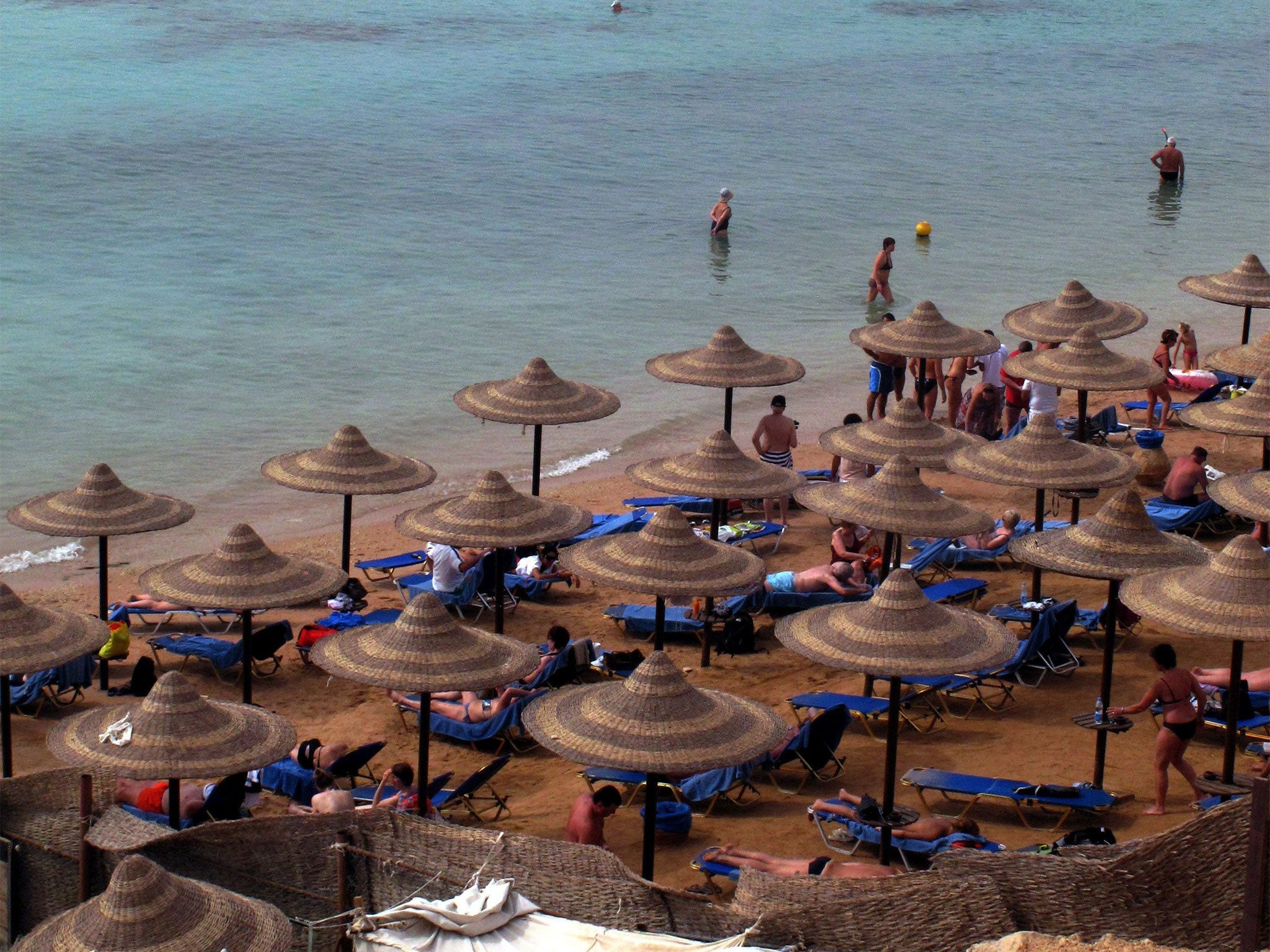 There are thought to be around 20,000 Britons currently in Sharm el-Sheikh