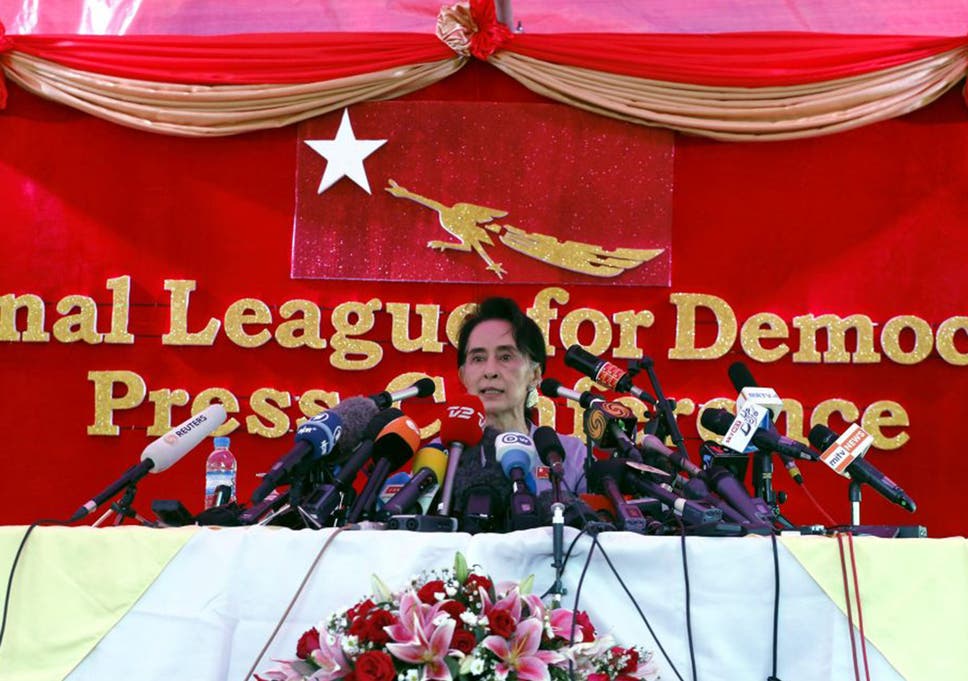 Image result for Aung San Suu Kyiâs ruling National League for Democracy (NLD) party