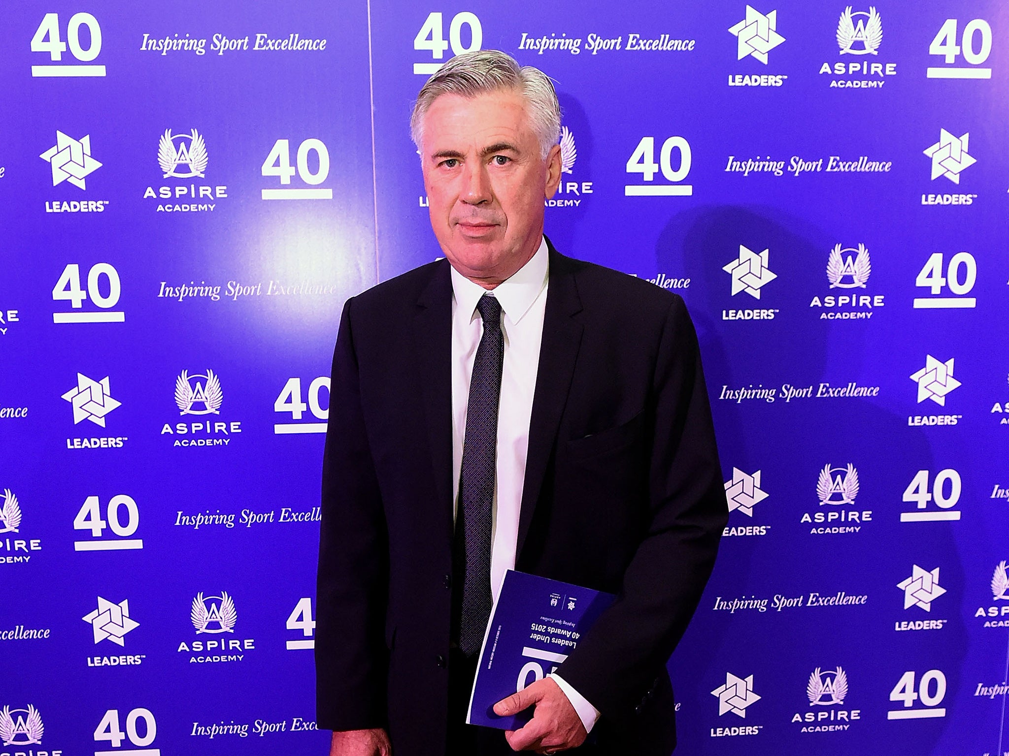 Former Real Madrid and Chelsea manager Carlo Ancelotti