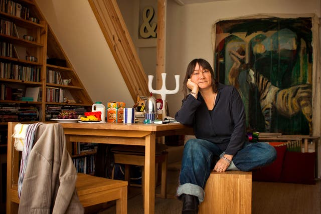 Reflecting on borrowed reads: Ali Smith, at her home in Cambridge