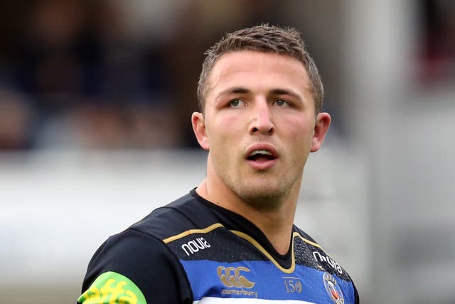 Sam Burgess in action for Bath