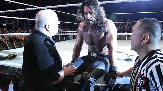 Seth Rollins was injured in Ireland