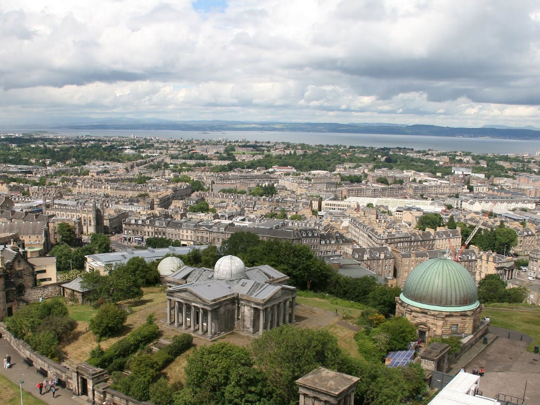 Edinburgh ranked in the top five cities