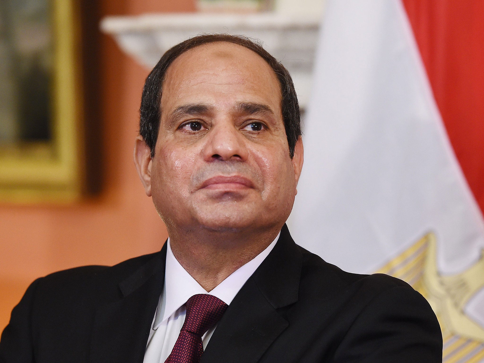 Egyptian President Abdel Fattah al-Sisi in London