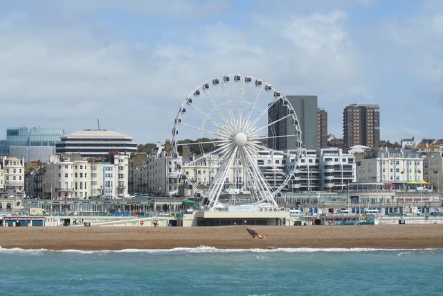 The city of Brighton, pictured, is set to become engulfed in music for 3 days in May