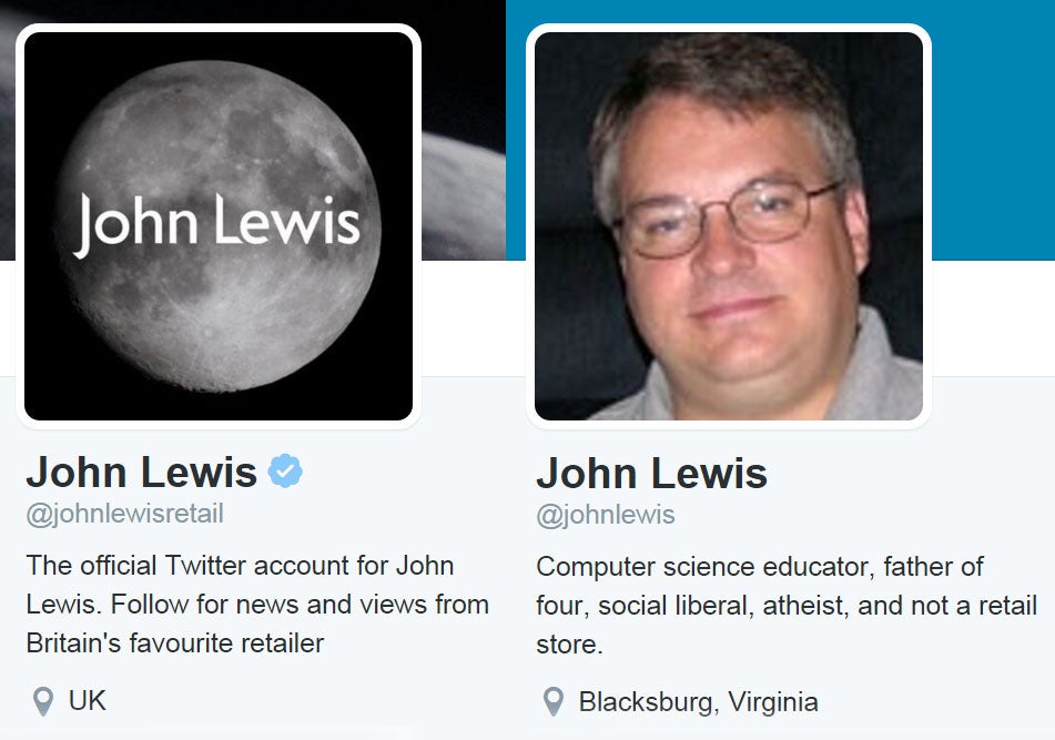 Which came first - John Lewis or John Lewis?