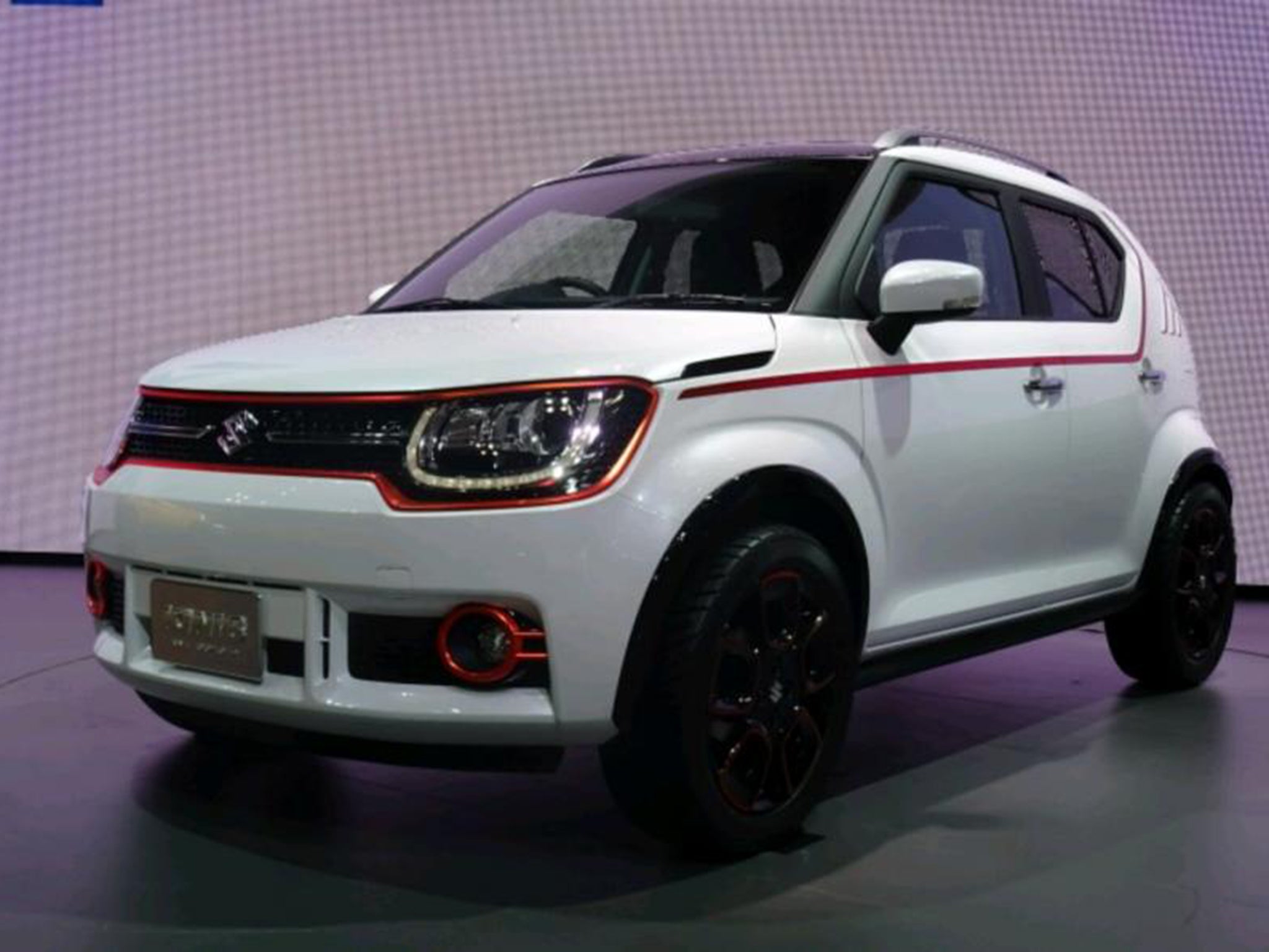 Suzuki unveiled the car at the recent Toyota show