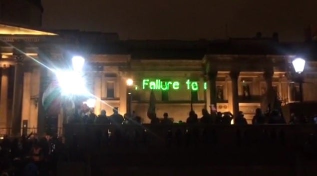 Orwellian-style warnings present at anti-austerity demonstration