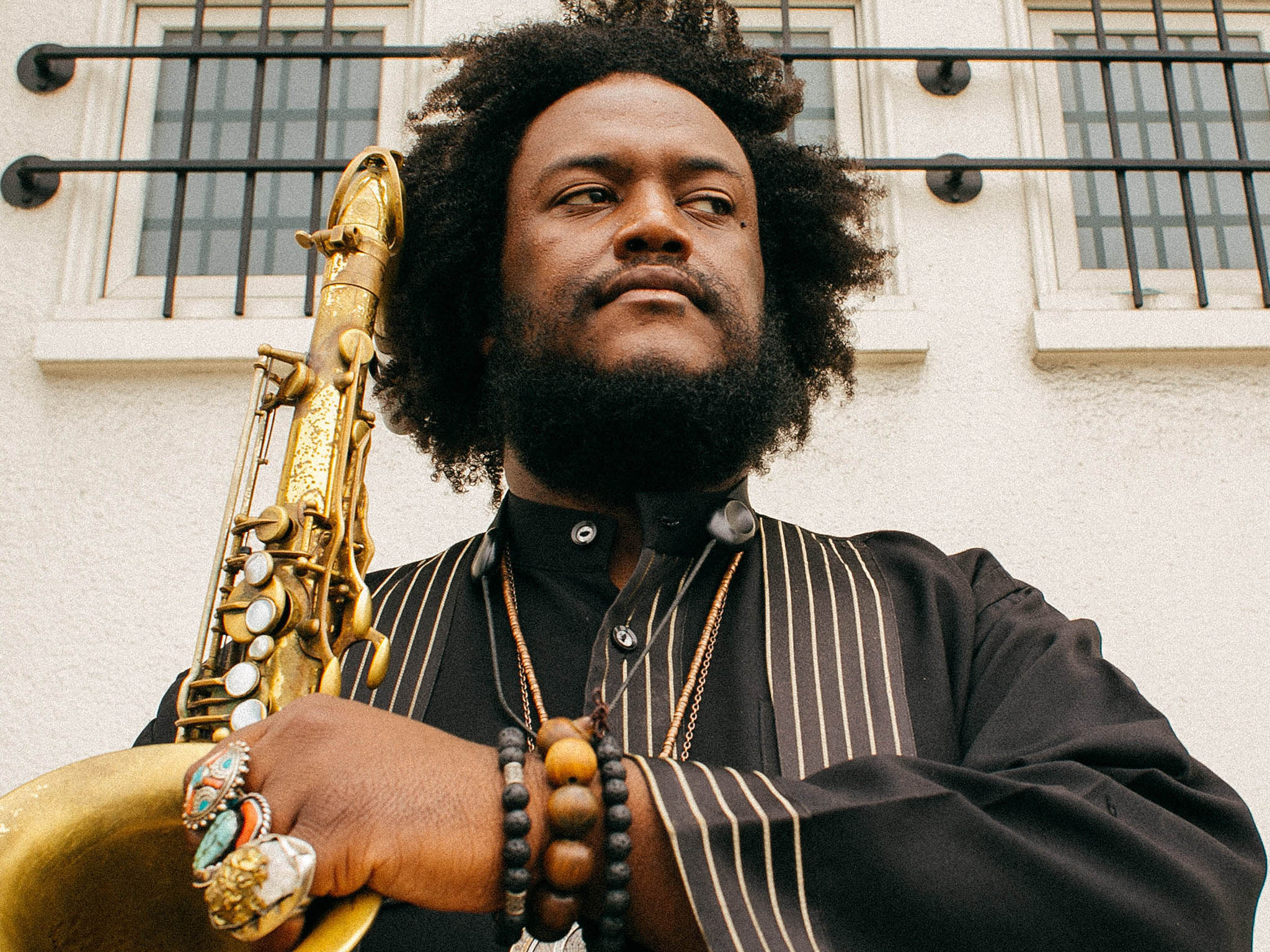 Kamasi Washington, who composed brass and woodwind instrumentation for ‘High as Hope’