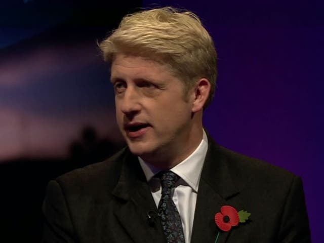 Jo Johnson on Newsnight