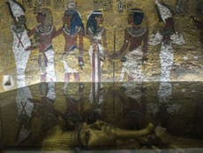 Infrared shows possible hidden chamber in Tutankhamun's tomb