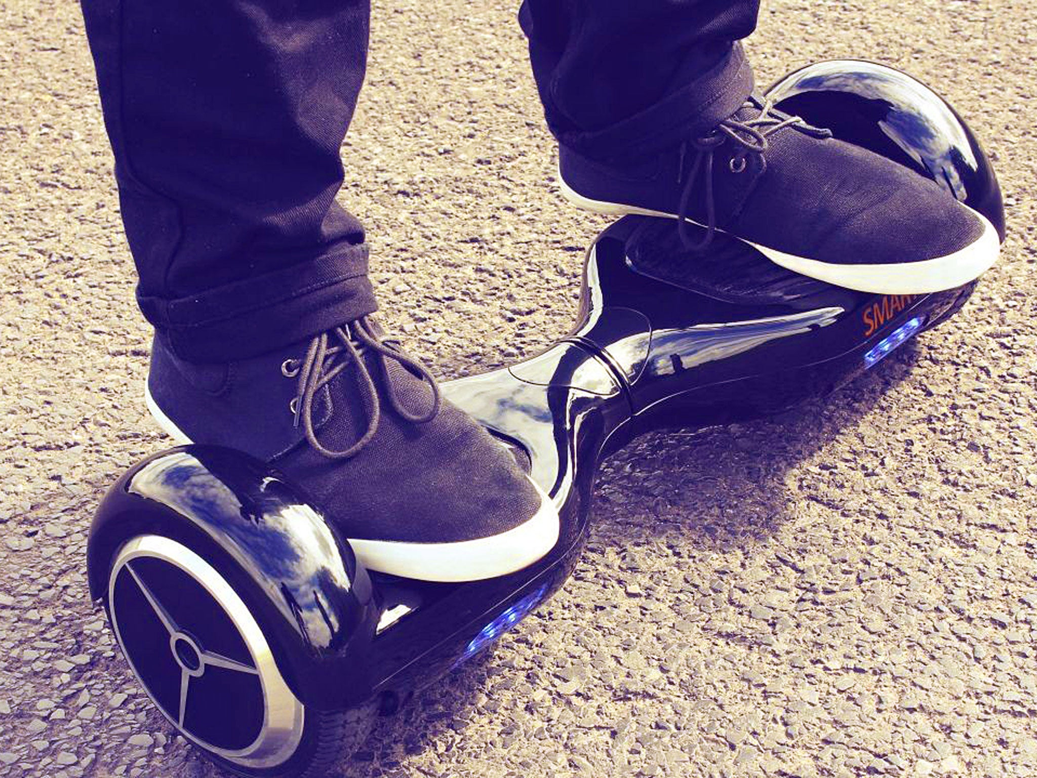 Hover boards can only be used on private land in the UK