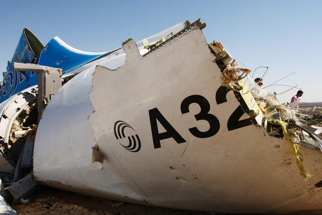 Flight A321 crashed in the Sinai desert, killing 224 people