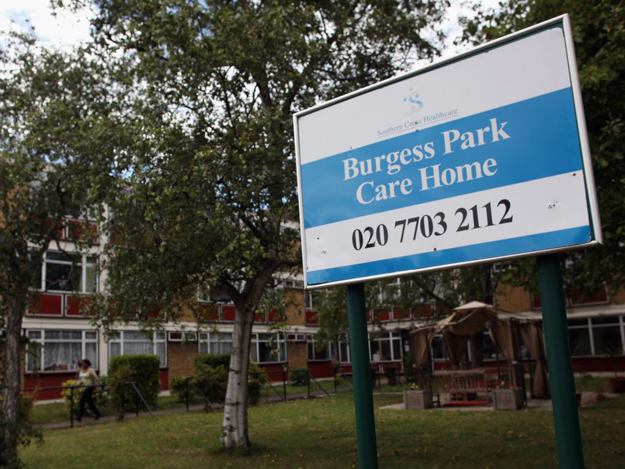 The Burgess Park Care Home which is run by Southern Cross,