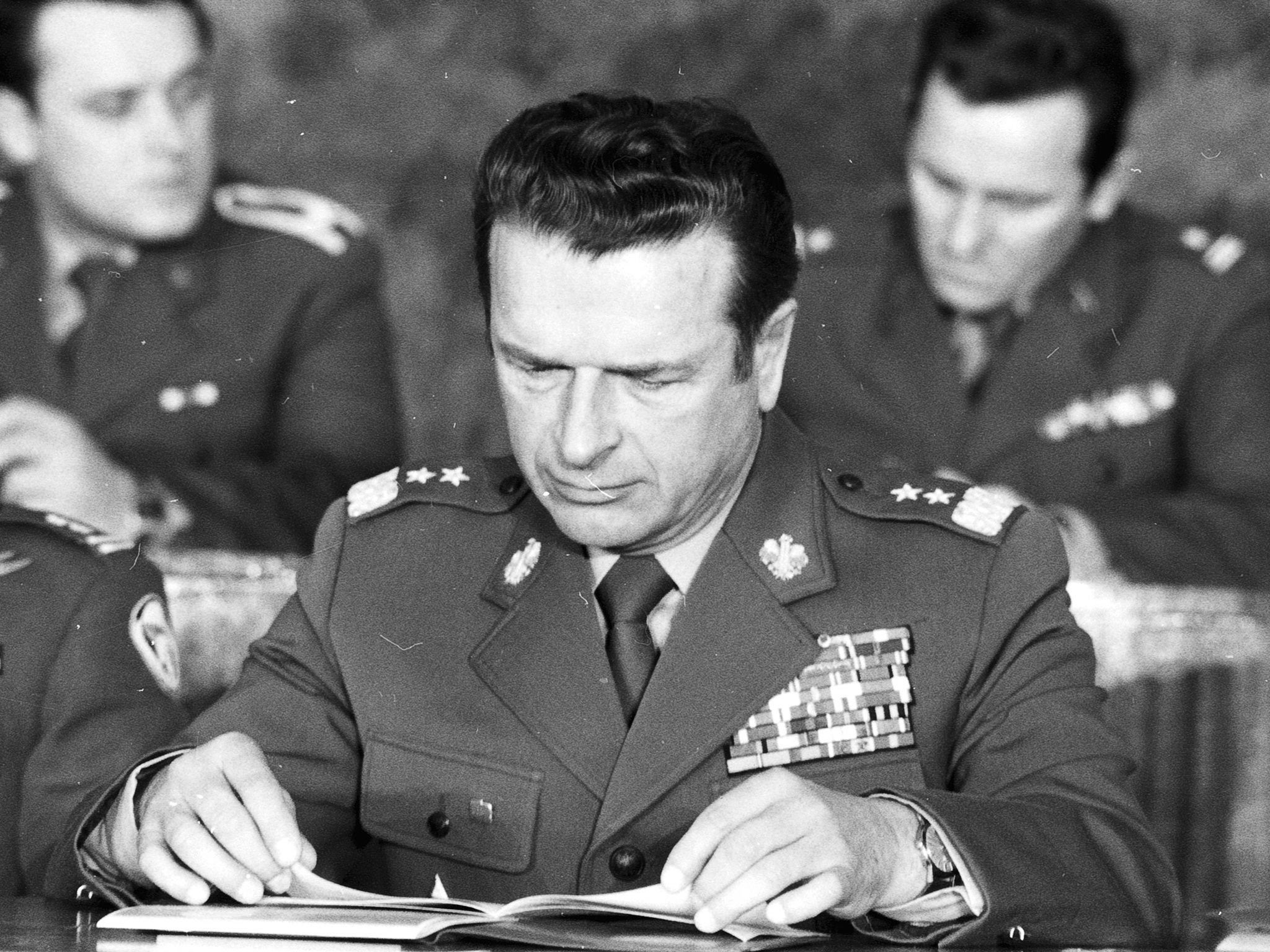 Kiszczak in 1980: he always maintained that he was acting in Poland’s best interests