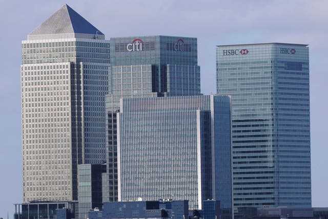 Canary Wharf, one of London's financial centres