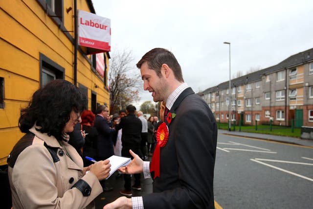 Jim McMahon, Labour’s candidate in the Oldham West and Royton