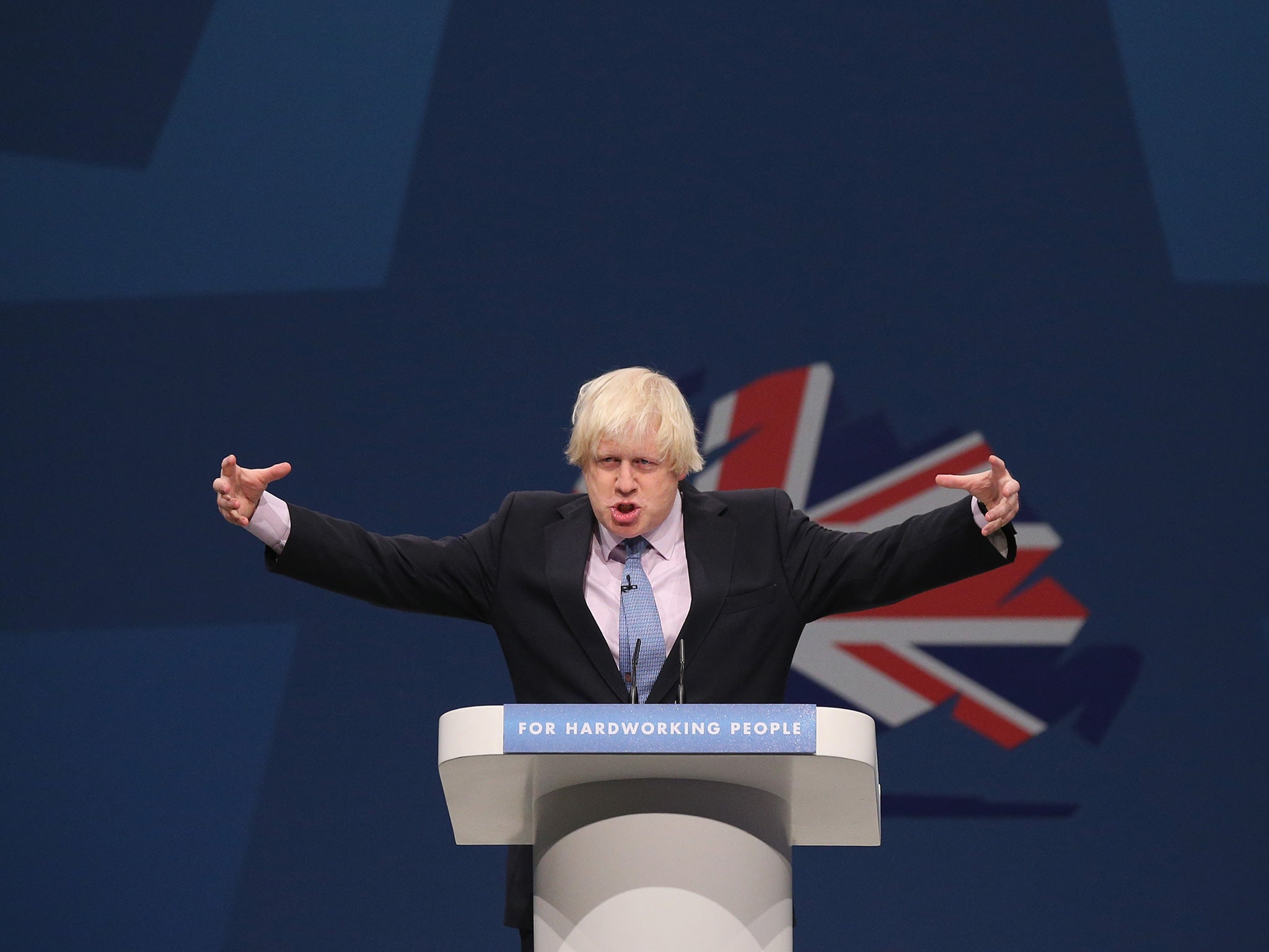 Boris said that it should down to Britain to decide how many immigrants the UK takes rather than the EU