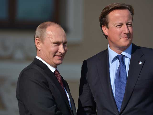 David Cameron called Vladimir Putin last week regarding the plane crash in Egypt