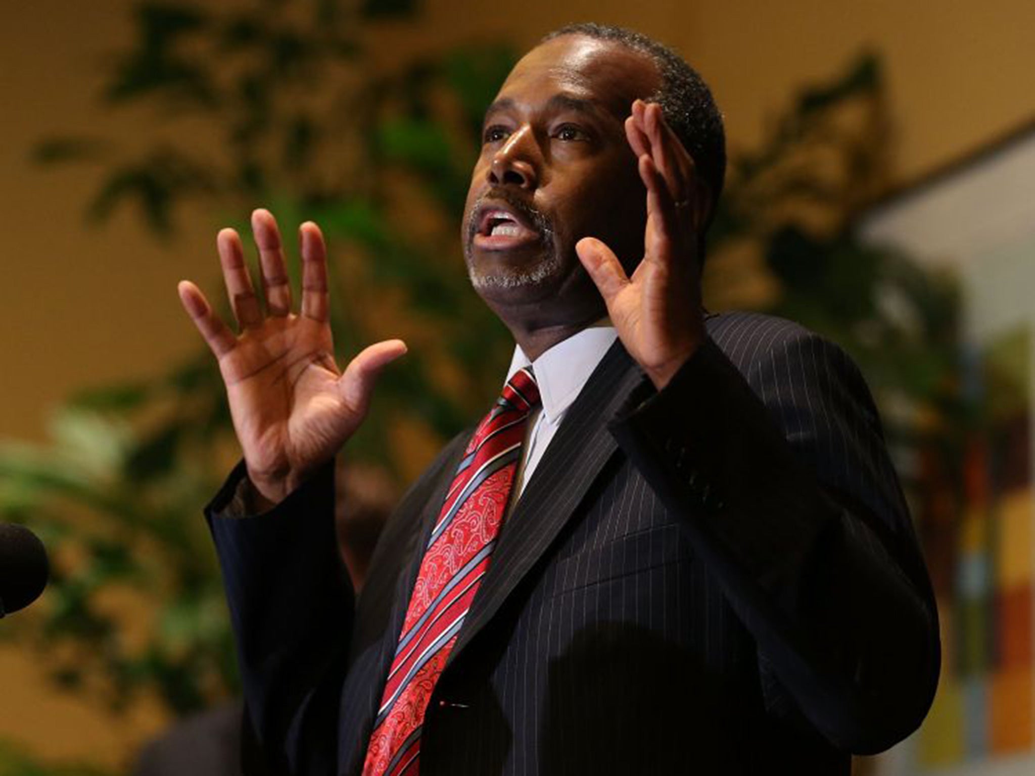 Republican candidate Ben Carson said that respected advocacy center has links to terrorism