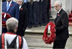 Jeremy Corbyn to recite poem about the futility of war for Remembrance