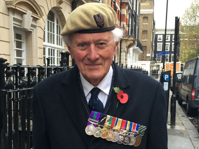 Mr Bennett's daughter has appealed for help on Facebook after her father lost his beret and medals