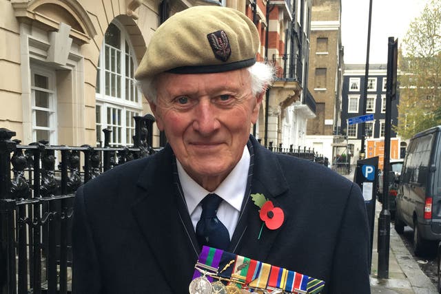 Mr Bennett's daughter has appealed for help on Facebook after her father lost his beret and medals