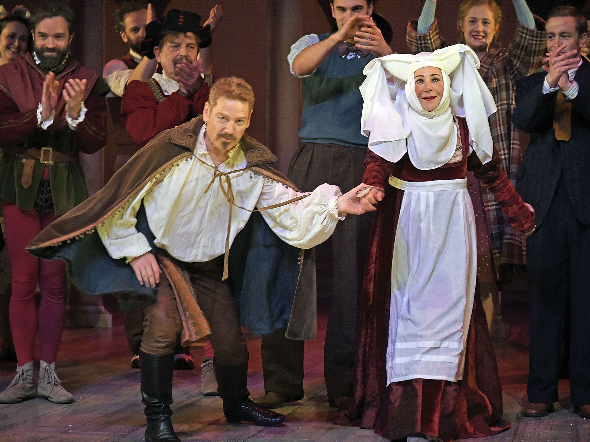 Kenneth Branagh and Zoë Wanamaker at the Garrick Theatre