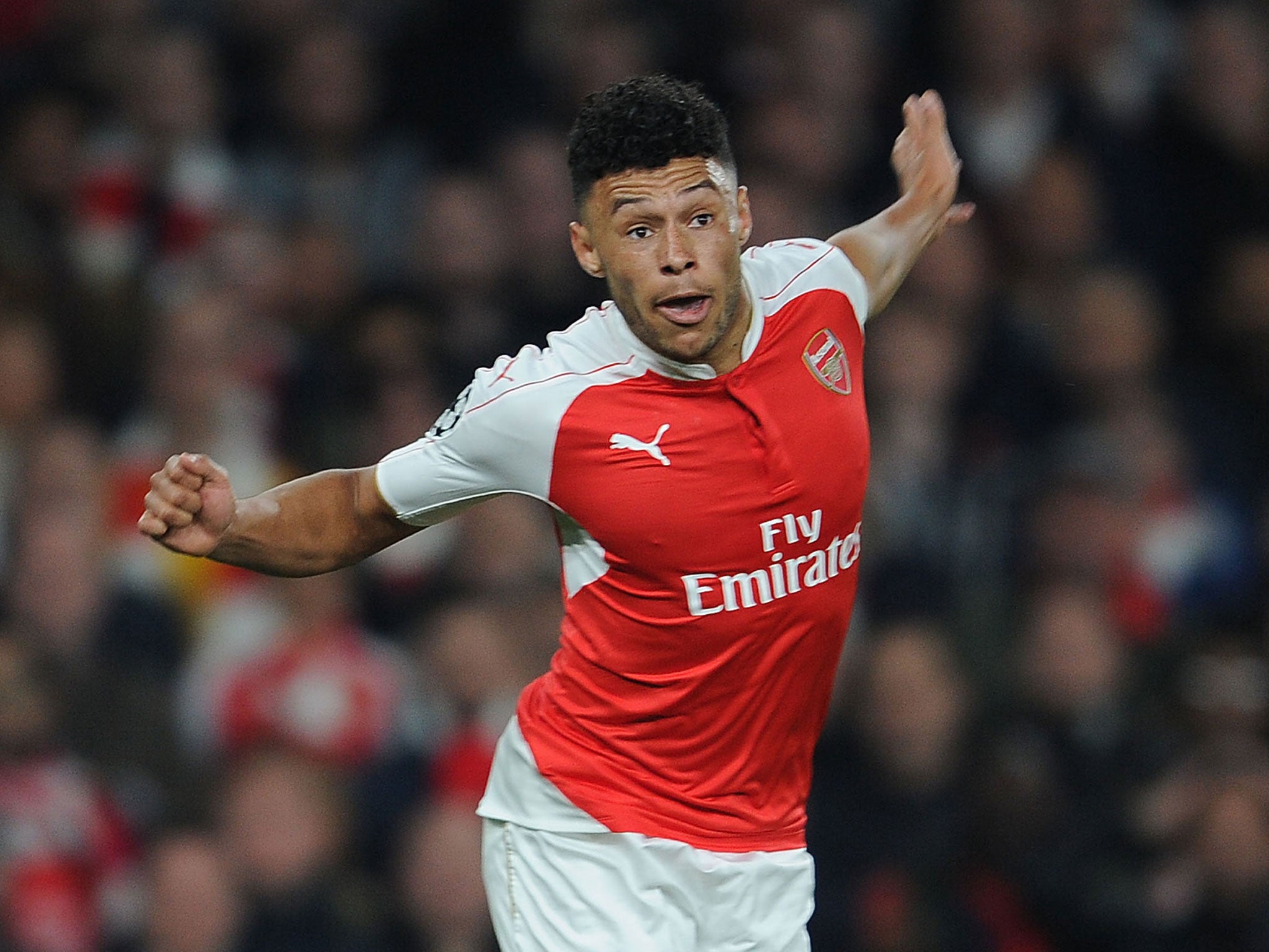 Alex Oxlade-Chamberlain was named as every player in Arsenal's 18-man squad to face Tottenham