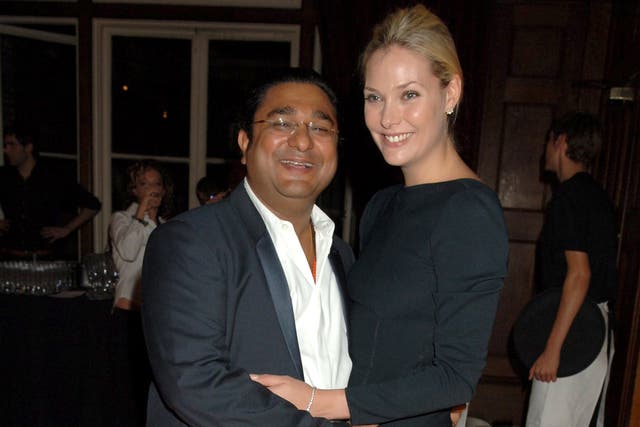 Angad Paul, pictured with his wife Michelle