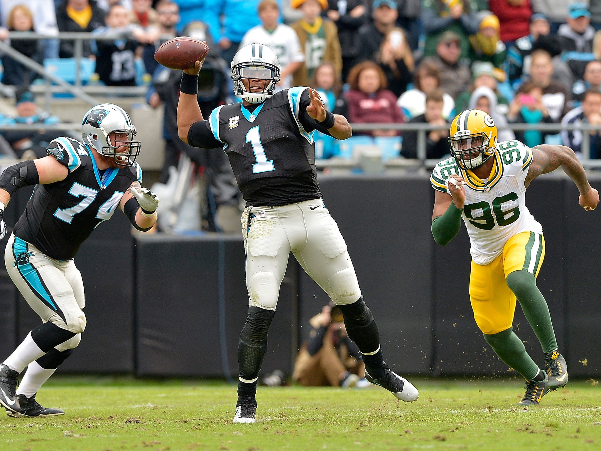 Cam Newton inspired the Carolina Panthers to victory over Green Bay Packers