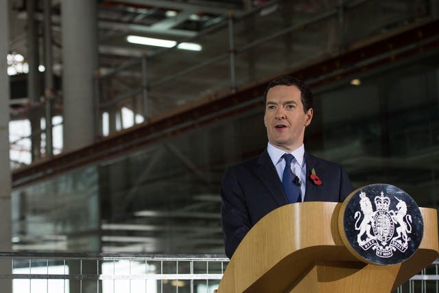 George Osborne said the large salaries showed the scope that remains for savings
