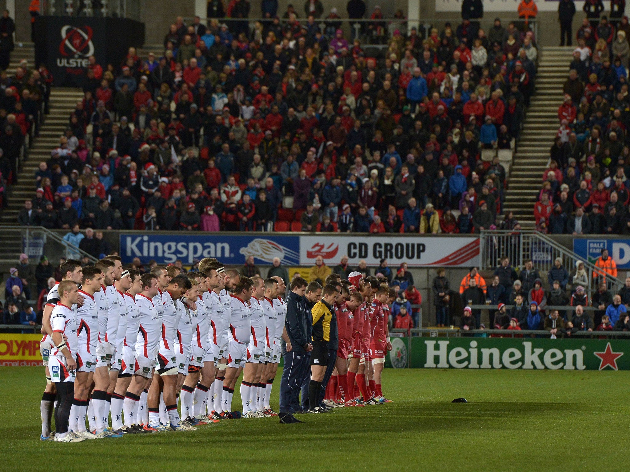 Ulster Rugby have been criticised for not wearing a poppy on their shirts