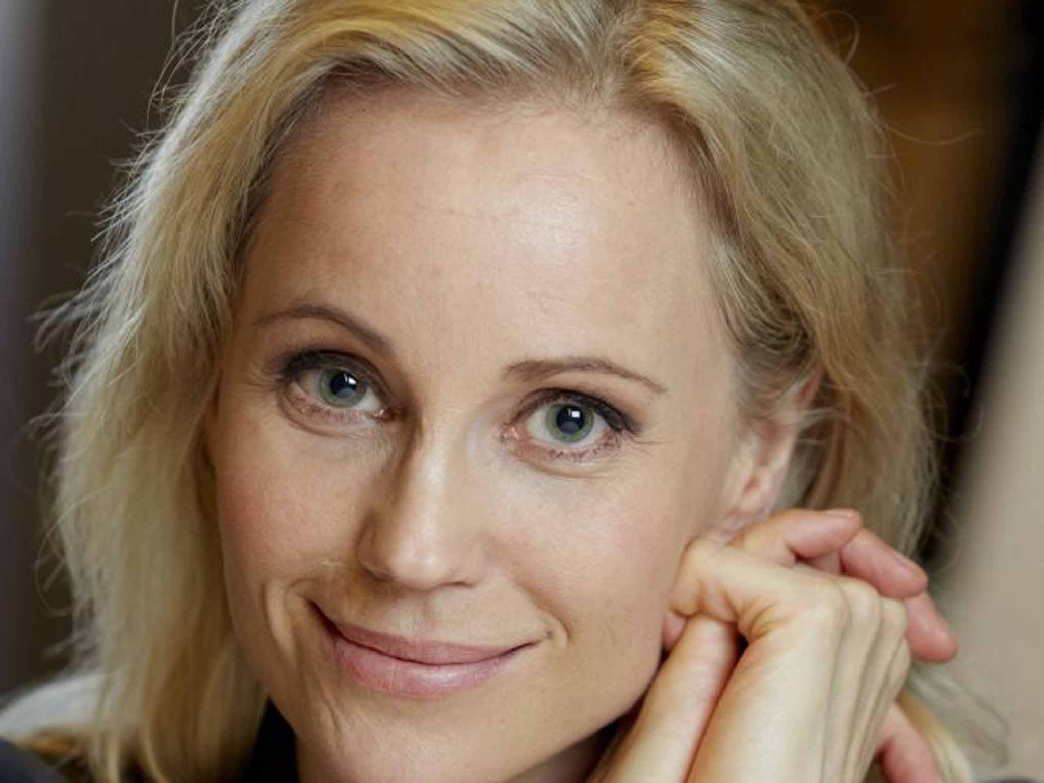 Bridging the gap: at first Sofia Helin found her character difficult to play, but can now 'hear her tone'