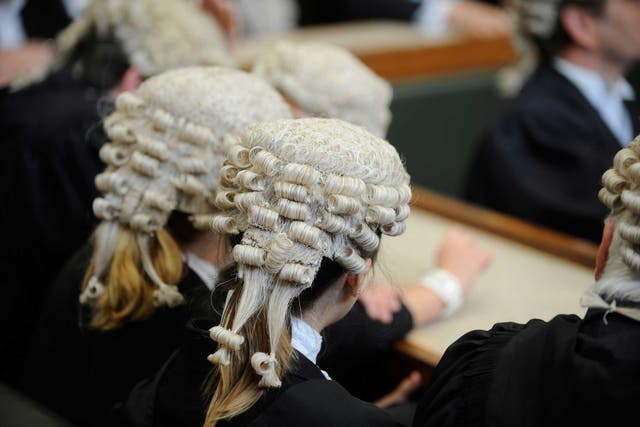 Female barristers in court