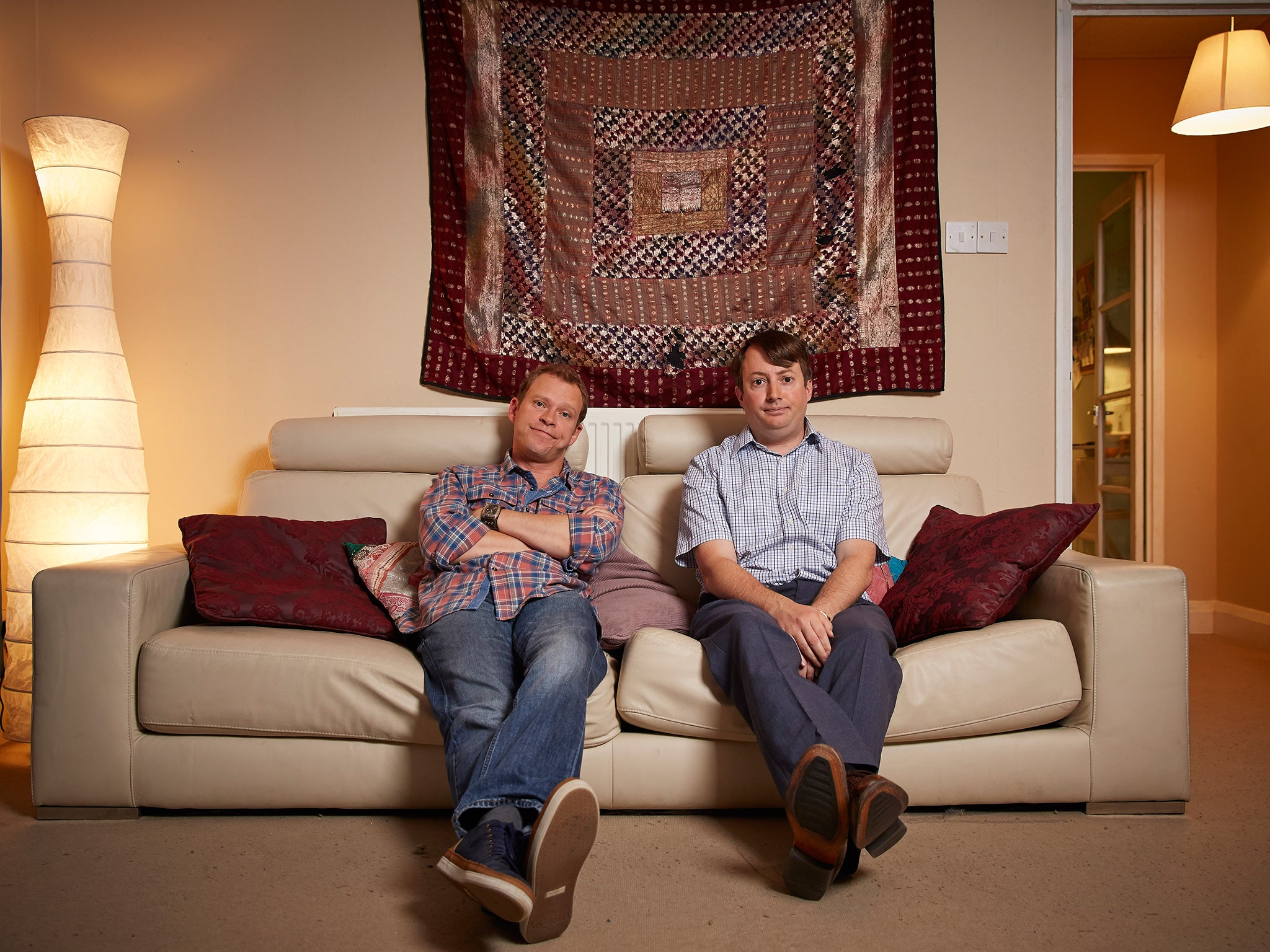 Robert Webb as Jeremy Usborne and David Mitchell as Mark Corrigan