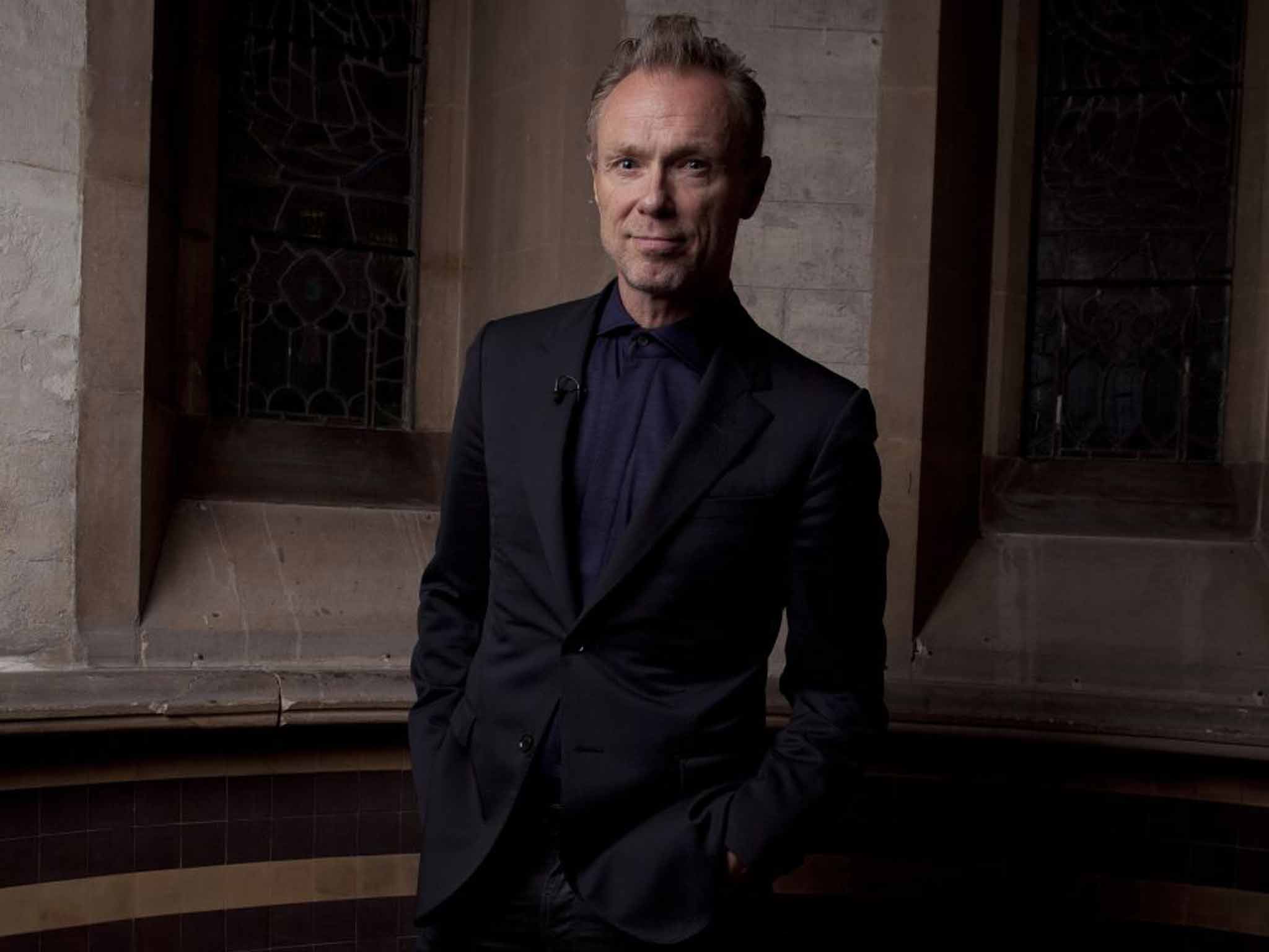 Blue romantic: Gary Kemp has been a fan of Harold Pinter since he took his O-levels