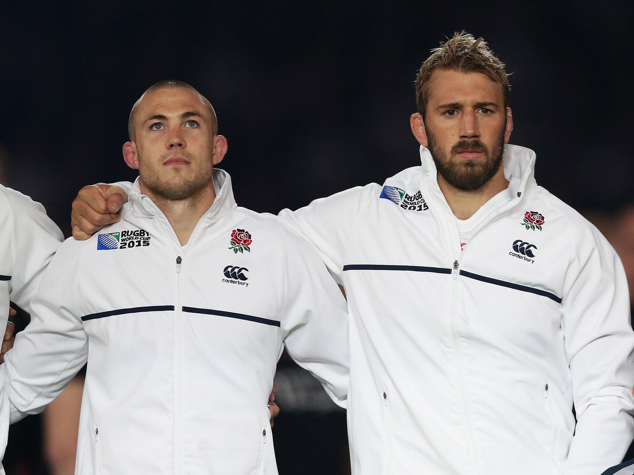 Mike Brown (L) says the trust among the England squad is 'completely shot'