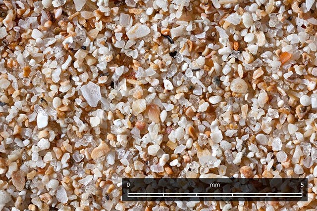 sharp Colleague pale This is what sand looks like under a microscope | The Independent | The  Independent