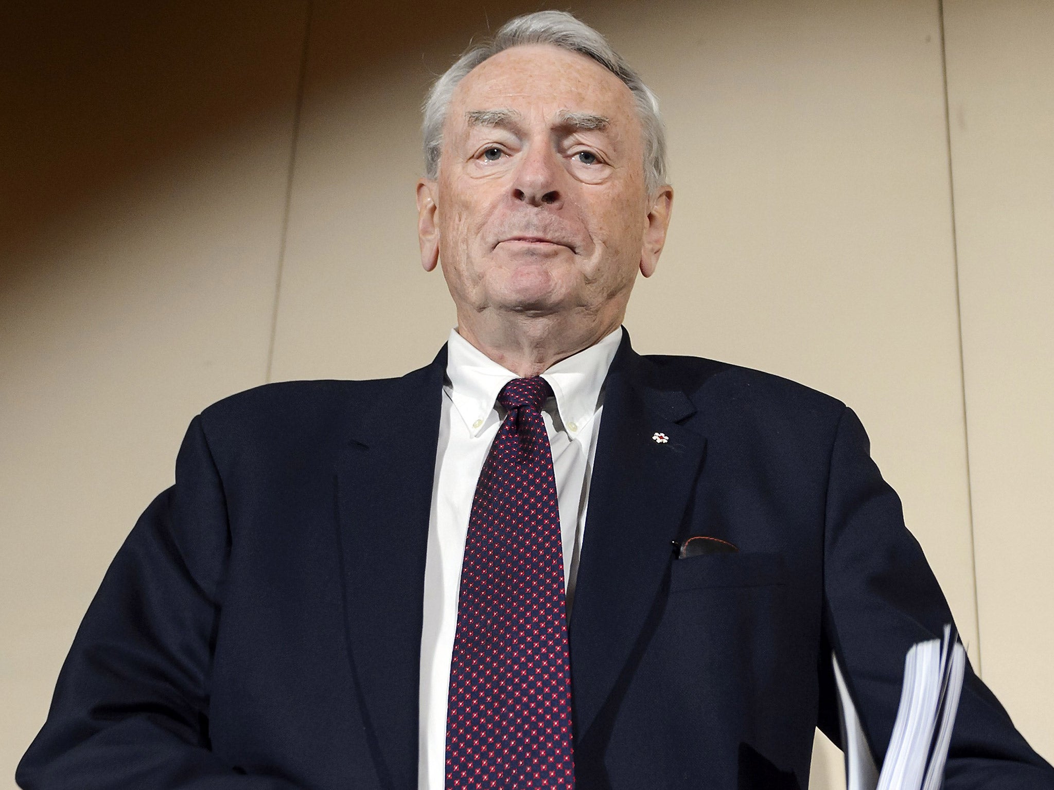 The pitbull approach: Dick Pound, chairman of the Wada independent commission