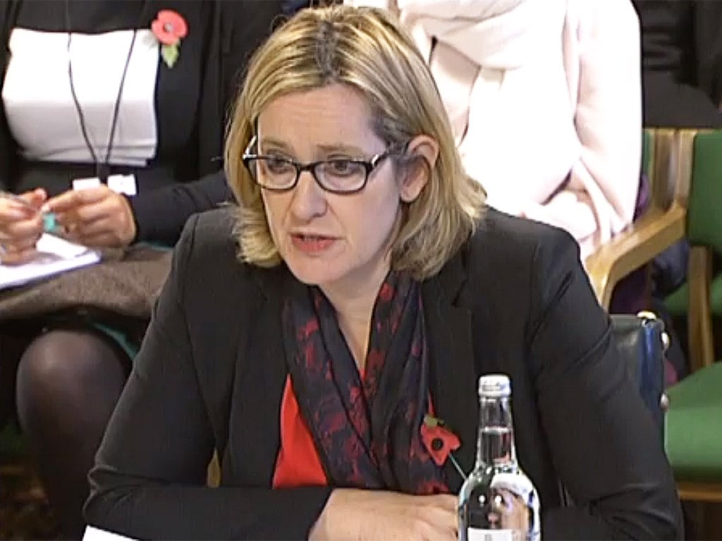 Amber Rudd at the Energy Committee on Tuesday